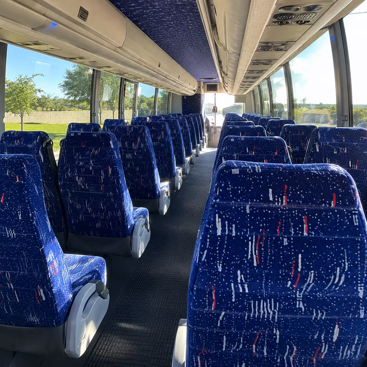 springfield charter bus interior