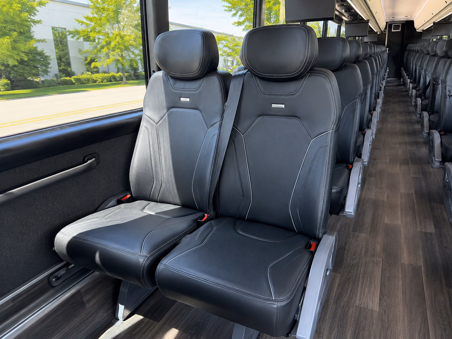 springfield charter bus rental interior